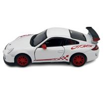 Coleção Miniatura Carro Porsche 911 GT3 RS Branco Escala 1:36