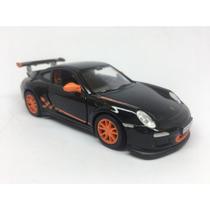 Coleção Miniatura Carro Porsche 911 GT3 RS Preto Escala 1:36