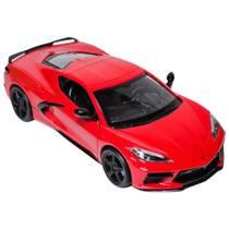 Coleção Miniatura De Ferro Chevrolet Corvette C8 2020 1/24 Motor Max VR