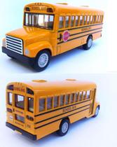 Coleção Miniatura Ônibus Escolar Americano Antigo Ferro