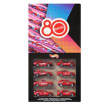 Coleção Multipack c/ 8 Miniaturas Hot Wheels Silver Series - Aniversário 80 Anos da Mattel - 1/64 - Mattel