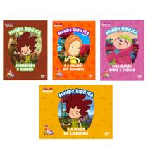 Coleção mundo ripilica na escola - 4 vol - Kit de Livros