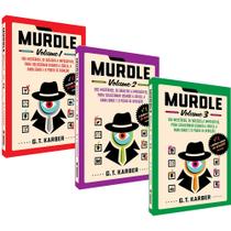 Coleção Murdle Um Livro Interativo Onde Você é o Detetive 3 Volumes Para Você Desvendar O Assassinato