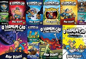 Coleção O Homem-Cão do livro 1 ao 12 + O Homem-Cão Com Amor - Um Livro Para Colorir Coleção O Homem-Cão do livro 1 ao 12 + O Homem-Cão Com Amor - Um Livro Para Colorir