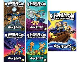 Coleção O Homem-cão Volumes 7 Ao 11 - Dav Pilkey