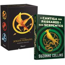 Coleção O Legado de Panem: Origens em A Cantiga dos Pássaros e das Serpentes e a Saga Completa com o Box Jogos Vorazes - Kit de Livros