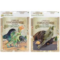 Coleção O Mundo Dos Dinossauros - Leia & Brinque: Espinossauro + Mundo Dos Dinossauros - Leia & Brinque: Anquilossauro