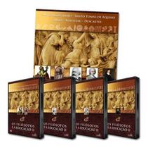 Coleção Os Filósofos e a Educação II (4 DVDs + 1 Livro) - Descubra o que os filósofos têm a dizer aos educadores - um guia enriquecedor para melhorar práticas educacionais - Cedic