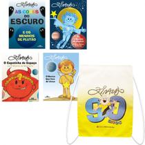 Coleção os meninos dos planetas ziraldo - 4 vol + mochila bag menino maluquinho