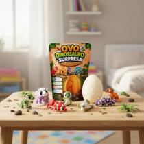 Coleção Ovo Surpresa Com 2 Dinos Diversão Lembrancinha Zootoys