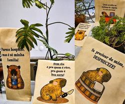 Coleção Pano de Prato Extra Rústico Capivara 45x72cm - Engomatextil / Estilotex