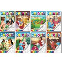 Coleção Para Colorir Da Bíblia - 8 Mini Livros - Didáticos - Diversão Garantida Coleção Para Colorir Da Bíblia - 8 Mini Livros - Didáticos - Diversão Garantida