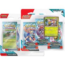Coleção Pokemon 2025 Amigos de Jornada Kit 2x Blister Triplo Cards Pokémon Scraggy e Yanna Coleção Pokemon 2025 Amigos de Jornada Kit 2x Blister Triplo Cards Pokémon Scraggy e Yanna