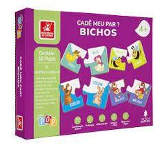 Colecao pop - quebra cabeça pares bichos