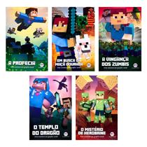 Coleção Quadrinhos Minecraft em Graphic Novel - 5 Livros - Ed. Ciranda Cultural Coleção Quadrinhos Minecraft em Graphic Novel - 5 Livros - Ed. Ciranda Cultural
