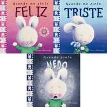 Coleção quando me sinto...3 vol (ciranda cultural): quando me sinto feliz + quando me sinto triste + quando sinto medo