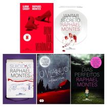 Coleção Raphael Montes - 5 livros (autor de Bom dia, Verônica, Jantar Secreto e Uma Familia Feliz)