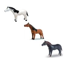 Coleção Real Animal Cavalo Diversos 32cm - Bee Toys Brinq. 518 Coleção Real Animal Cavalo Diversos 32cm - Bee Toys Brinq. 518