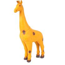 Coleção Real Animals Girafa 29 Cm Em Vinil Boneco Realista Bee Toys