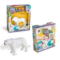 Coleção Safari Pintura Brinquedo De Colorir Animais Infantil - Adijomar Coleção Safari Pintura Brinquedo De Colorir Animais Infantil - Adijomar