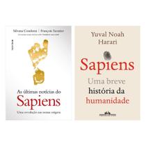 Coleção Sapiens - Uma breve história da humanidade + As últimas notícias dos Sapiens - Kit de Livros