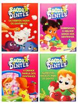 Coleção Saúde dos Dentes - Livros Grandes Almofadados - 4 Livros