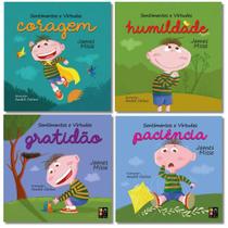 Coleção Sentimentos e Virtudes - 4 Livros Grandes : Coragem, Humildade, Gratidão e Paciência