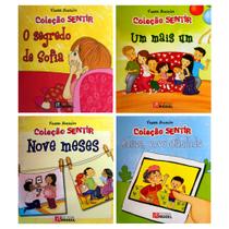 Coleção Sentir - 4 livros sobre sentimentos para crianças