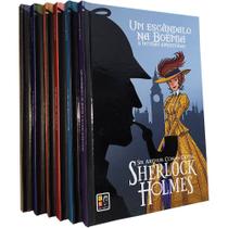 Coleção Sherlock Holmes 6 Livros Capa Dura Romance Aventura Policial Literatura Juvenil Coleção Sherlock Holmes 6 Livros Capa Dura Romance Aventura Policial Literatura Juvenil