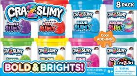 Coleção Slime Cra-Z-Slimy Bold & Brite 8 unidades de 6 anos ou mais