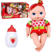 Coleção Sweet Aroma Moranguinho Boneca Com Cheirinho De Fruta - Super Toys