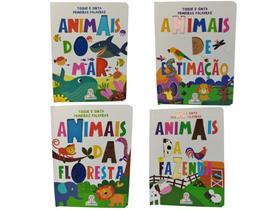 Coleção Toque e sinta Primeiras Palavras - Kit com 4 livros sensoriais - Blu Editora Coleção Toque e sinta Primeiras Palavras - Kit com 4 livros sensoriais - Blu Editora