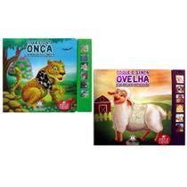 Coleção toque e sinta sonoro 2 vol - onça + ovelha