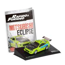 Coleção Velozes e Furiosos, Carros Metálicos Diecast, 1995 Mitsubishi Eclipse Brian, edição 4 - Luppa