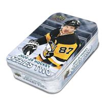 Colecionador Tin Upper Deck NHL 2024/25 Series, dois pacotes +8 Colecionador Tin Upper Deck NHL 2024/25 Series, dois pacotes +8