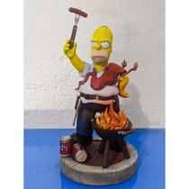 Colecionável Homer Simpson 15cm Altura Boneco Action Figure