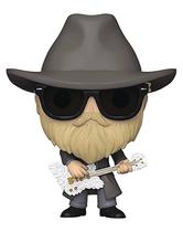 Colecionável multicolorido Funko POP Rocks ZZ Top Dusty Hill