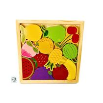 Colecione e Encaixe MDF Frutas Toymix Brinquedo Infantil de Encaixar e Empilhar Colecione e Encaixe MDF Frutas Toymix Brinquedo Infantil de Encaixar e Empilhar