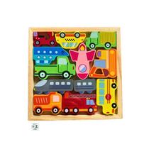 Colecione e Encaixe MDF Veiculos Toymix Brinquedo Infantil de Encaixar e Empilhar Colecione e Encaixe MDF Veiculos Toymix Brinquedo Infantil de Encaixar e Empilhar