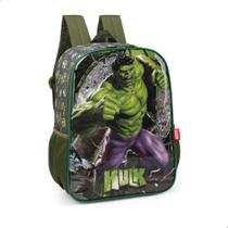 Colégio Mochila de Costas Escolar Hulk Herói Luxo Menino
