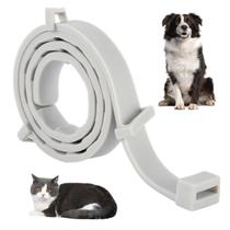 Coleira Anti Pulga Gato Cao Pet Cachorro Carrapato Leishmaniose Felino Canino Tamanho Ajustavel Eficaz Resistente Proteçao Segurança