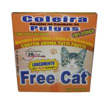 Coleira Anti Pulgas Com Ervas Naturais Free Cat