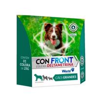 Coleira Anti Pulgas e Carrapatos Deltametrina Confront 25gr 60cm Coleira Anti Pulgas e Carrapatos Deltametrina Confront 25gr 60cm