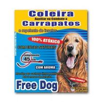 Coleira Anti-pulgas e Carrapatos Free Dog - Msd