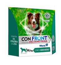 Coleira Antiparasitária Confront 25g 65cm p Cães - World Vet