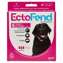Coleira Antiparasitária EctoFend 65cm para Cães de Grande Porte - Rosa