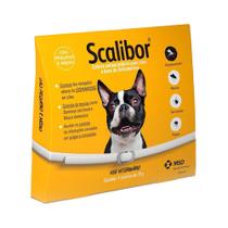 Coleira Antiparasitária para Cães de Pequeno e Médio Porte Scalibor 19g - MSD Saúde Animal
