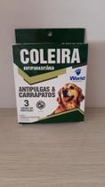 Coleira Antipulgas e Carrapato para Cães, Multicor, World Veterinária