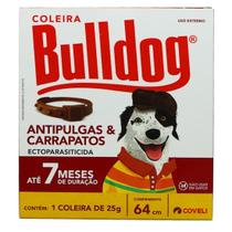 Coleira Antipulgas e Carrapatos Bulldog 7 Meses Coveli 25g
