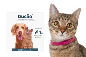 Coleira Antipulgas e Carrapatos Ducão Cães e Gatos 16g